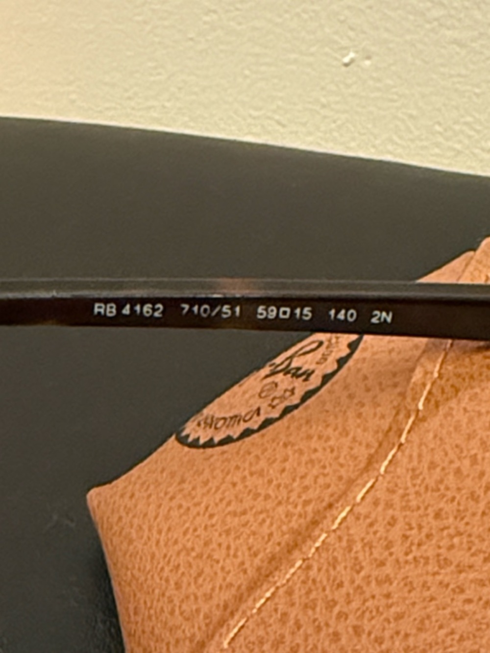 Used Ray-Ban Women's Brown Gradient Aviator Sunglasses Ray-Ban RB4162 - Picture 7 of 8